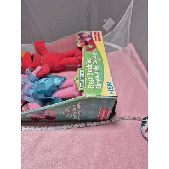 Very Rare 2007 Fisher Price: Best Buddies- Elmo & Abby Cadabby Plush Set B5 - Picture 7 of 7